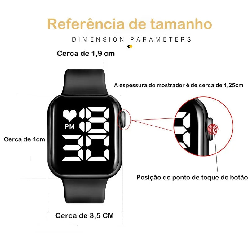 Smart Watch Prova Dagua Compativel iPhone 8 11 12 13 14 15